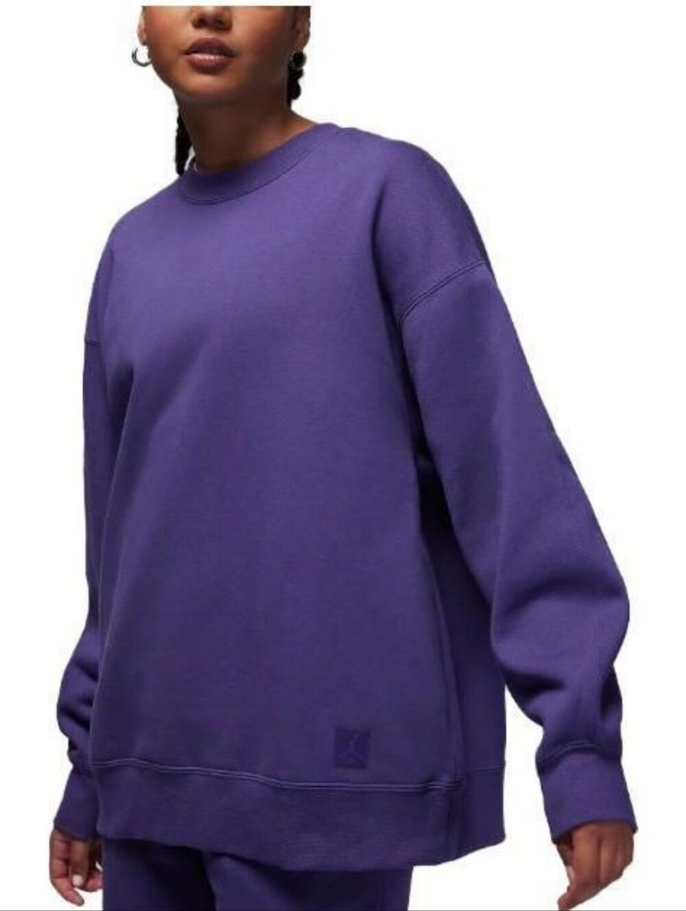 Nike Air Jordan Flight Fleece Crewneck Sweatshirt Purple Vintage Wash XS